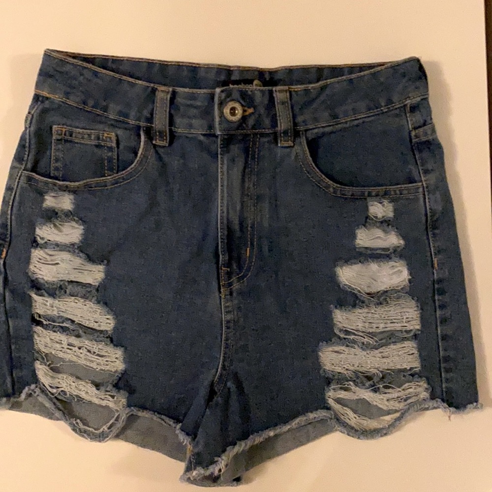 Jean shorts , never used.